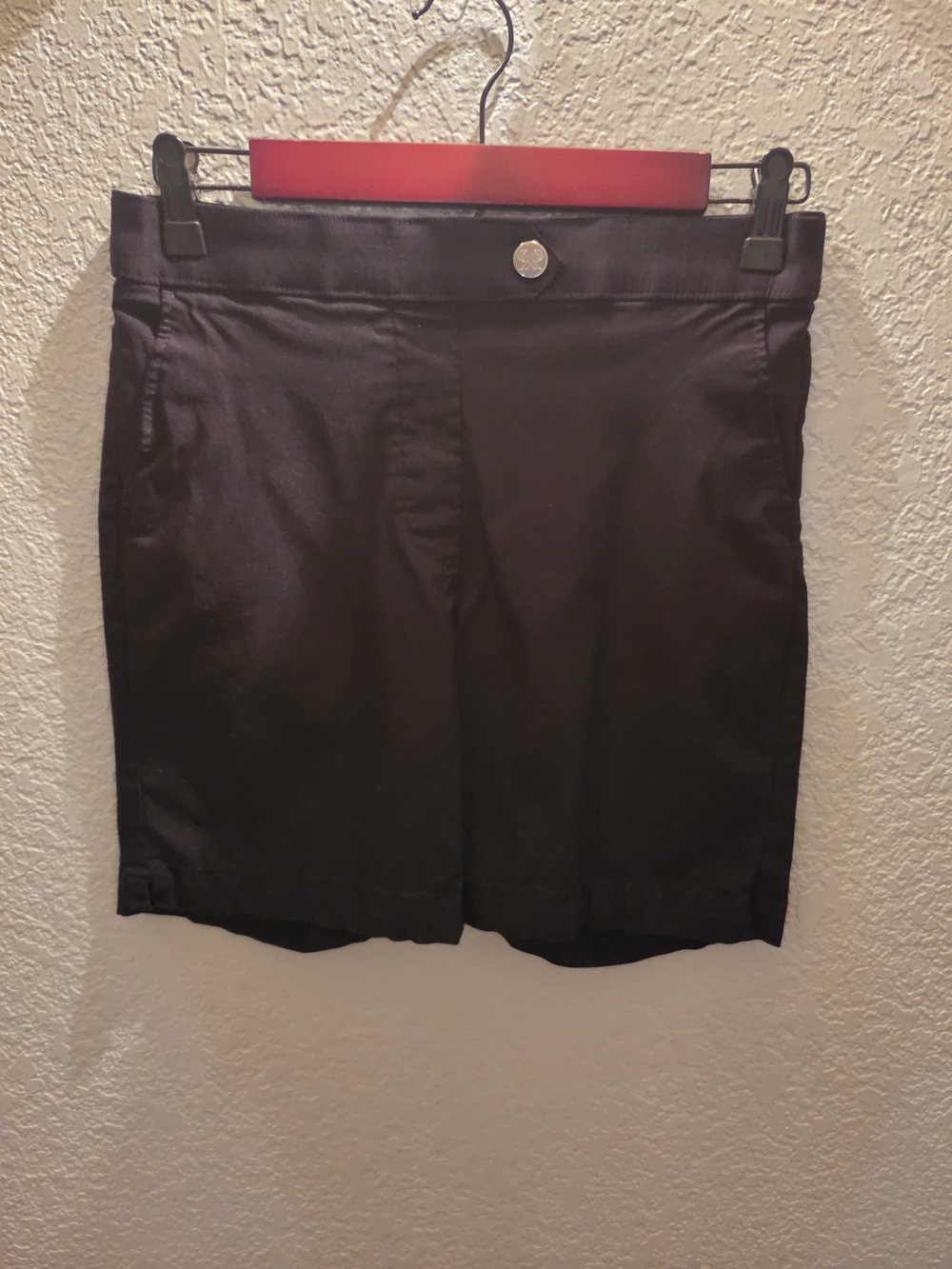 Rafaella Black Tailored Bermuda Shorts